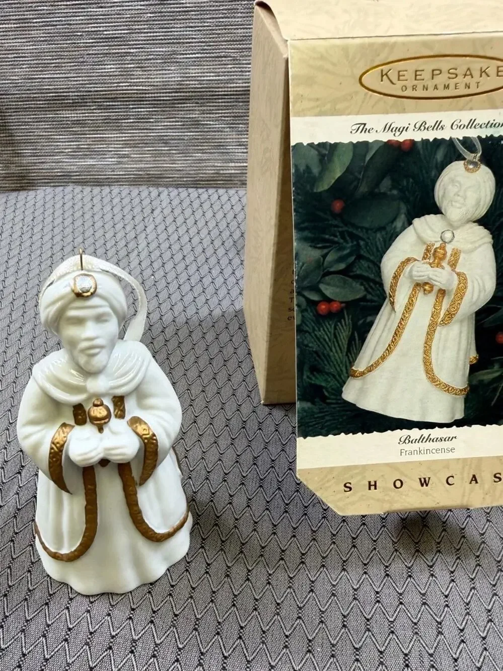 Hallmark “Balthasar” 1996 Magi Bells Showcase Keepsake Ornament NEW